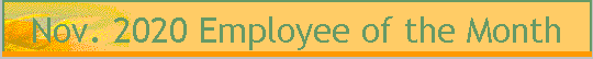 Nov. 2020 Employee of the Month
