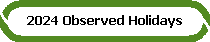 2023 Observed Holidays