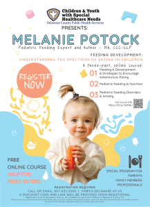 Melanie Potock course flier.