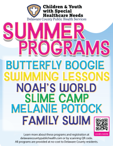 Summer 2023 programs flier.